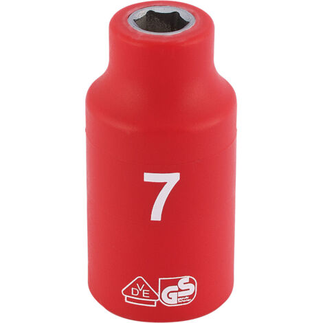 Draper 3/8 Sq. Dr. Fully Insulated VDE Socket (7mm) (31500)