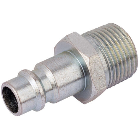 Draper 3/8" BSP Male Nut PCL Euro Coupling Adaptor (Sold Loose) (54416) (1/5)