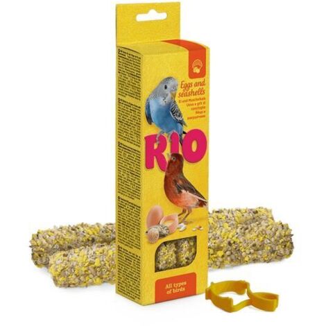 Rio Sticks for All Birds with Eggs and Seashells, 2x40g Pack - PK 8 - 267675
