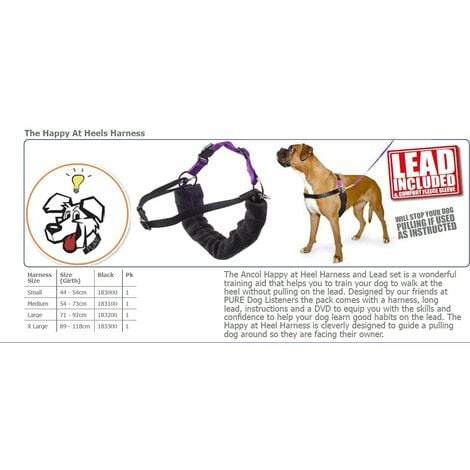 Happy at heel outlet dog harness