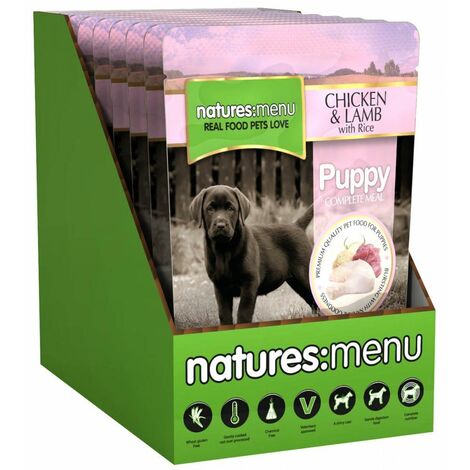 natures menu junior dog food