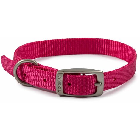 Ancol Nylon Dog Collar Raspberry - 18 - 206508 (1/5)