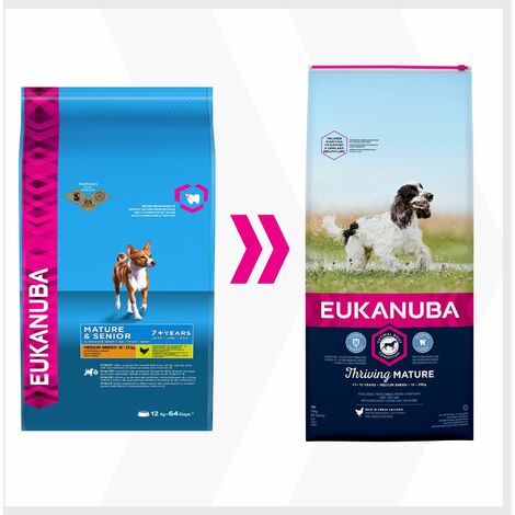 Eukanuba thriving best sale mature medium breed