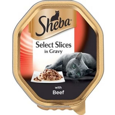 Sheba Alutray Select Slices Beef in Gravy 85g PK22 - 717547 (1/2)