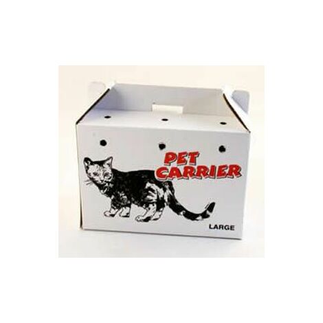 Cardboard pet hotsell carrier boxes