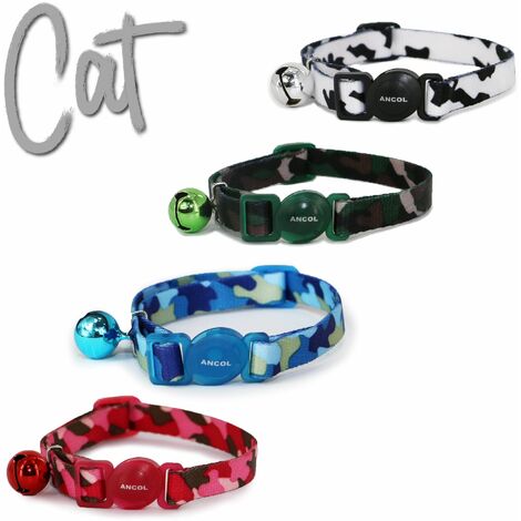 Ancol Cat Collar Camouflage Green - 32245