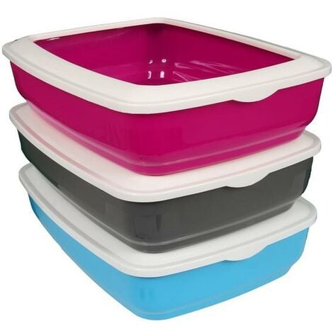 Animal Instincts Giant Cat Litter Tray With Rim G P B 50cm - 739276
