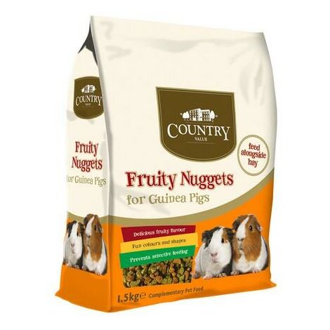 Country value fruity shop nuggets for guinea pigs