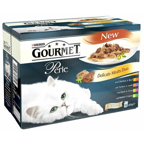 Gourmet Pearl Delicate Meat Duos 12Pk 85g PK4 - 718781