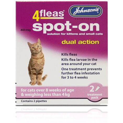 JVP 4 Fleas Spot On Kitten 40mg PK6 - 720704