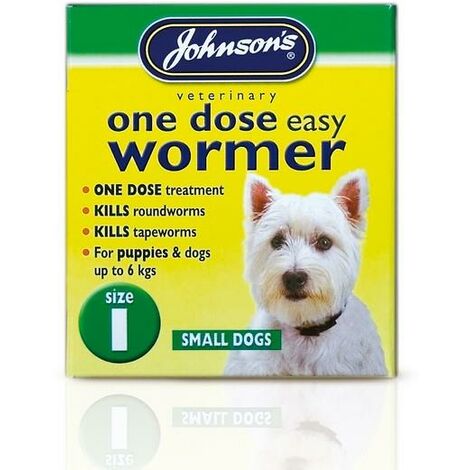 JVP One Dose Wormer For Small Dog Size 1 PK6 - 20500