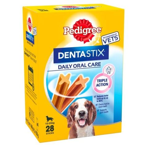 Pedigree DentaStix Daily Dental Chews Medium Dog 28 Sticks PK4 - 265850 (1/4)