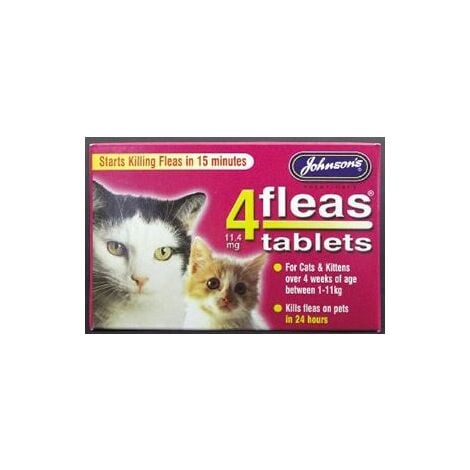 JVP 4 Fleas Cat Flea Tablets (6Tabs) PK6 - 2047