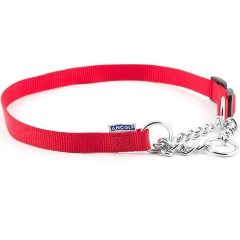 Ancol Nylon Choke Chain Red - 28 - 831947 (1/2)