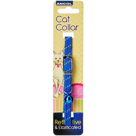 Ancol Cat Collar Reflective Blue - sgl - 217977 (1/5)