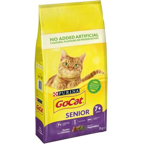 Go Cat Complete Senior Cat Chicken Rice and Veg 2kg PK4 - 111308 (1/2)