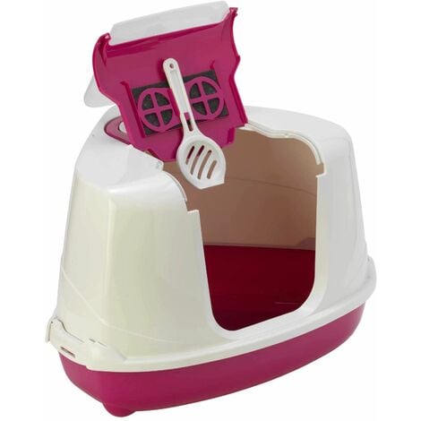 Corner Hooded Flip Loo Pink - 56cm - 352495