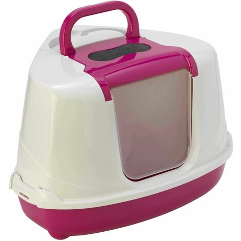 Corner Hooded Flip Loo Pink - 56cm - 352495