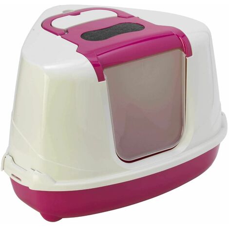 Corner Hooded Flip Loo Pink - 56cm - 352495