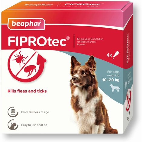 Beaphar Fiprotec Spot On Medium Dog (4 Pipettes) - 260703 (1/5)