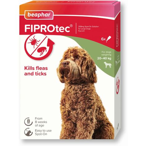 Beaphar Fiprotec Spot On Large Dog (6 Pipettes) - 260707