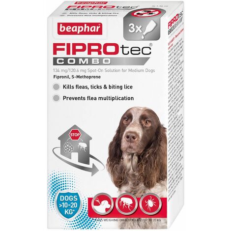 Beaphar Fiprotec Combo Medium Dog (3Pipettes) - 20177 (1/5)