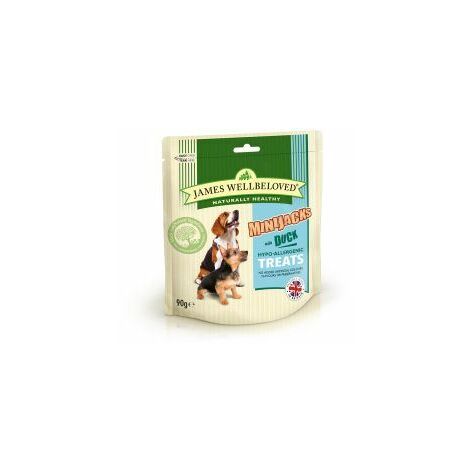 James Wellbeloved Dog Treats Minijacks Duck & Rice - 90g - 433964