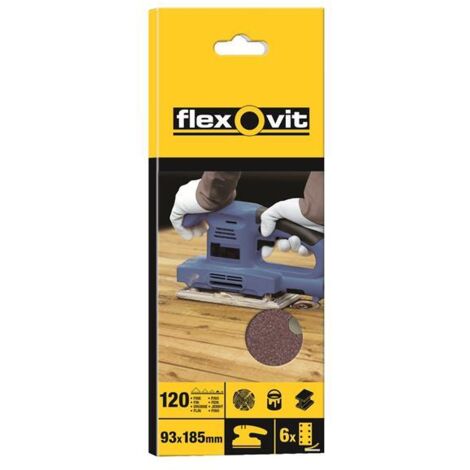 1/3 Sanding Sheets Perforated Fine Grit (Pack of 10) FLV26336
