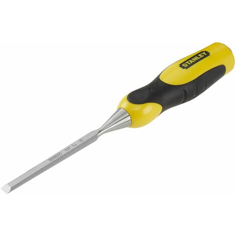 Stanley DynaGrip 8mm (5/16in) Bevel Edge Wood Chisel with Steel Strike Cap (1/3)