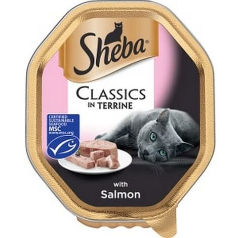 Sheba Alutray Classics Salmon In Terrine 85g PK22 - 717546 (1/2)