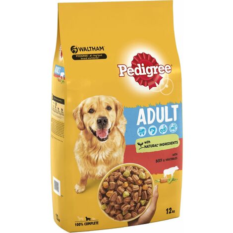 Pedigree Complete Adult Original Beef & Veg 12kg - 29126 (1/5)