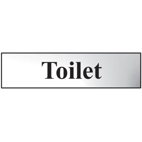 Scan 6051C Toilet - Polished Chrome Effect 200 x 50mm SCA6051C (1/2)