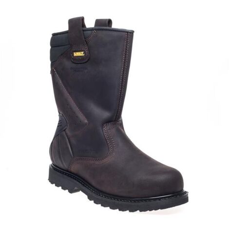 DEWALT Classic Rigger Safety Boots Brown UK 11 EUR 46 DEWRIGGER11