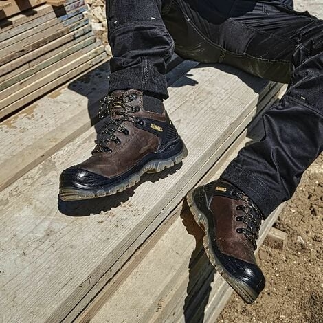 Titanium S3 Safety Tan Boots UK 8 Euro 42 DEWTITAN8T