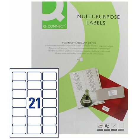 Q-Connect Multipurpose Labels Pk2100 - KF26051