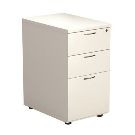 Jemini 3 Drw Desk High White - KF74149