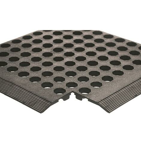 Black Rubber Worksafe Mat 312476 P3 - SBY06941