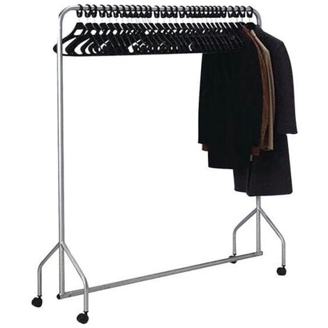 Garment Hanging Rail Plus 30 Hangers - SBY08553