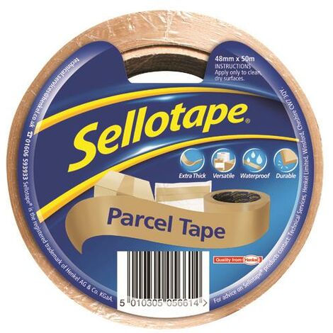Heavy Duty Clear Sticky Tape Cellotape Parcel Packing Tape - 25mm / 50mm x  66M