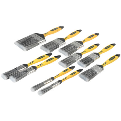 Stanley Paint Brushes Loss Free Synthetic Brush Set 10 Piece STASTPPLF10