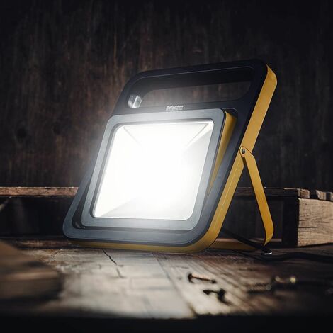 Defender 30W Slimline LED Floor Light - 240V Foldable Work Light, 4000K Cool White, Impact Resistant