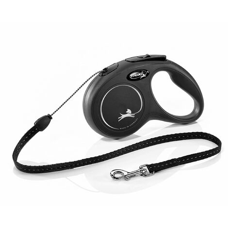 Flexi Classic Small Black Cord 5m - 40089