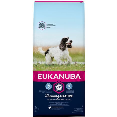 Eukanuba Mature & Senior 7+ Years Medium Breed - 12kg - 257703 (1/5)