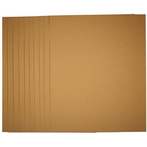 General Purpose Sanding Sheets, 230 x 280mm, 100 Grit (Pack of 10) (37779)