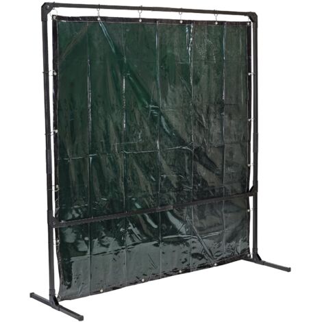 Welding Curtain with Metal Frame, 6' x 6' (28406) (1/5)