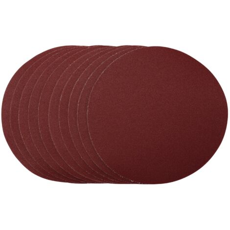 Sanding Discs, 180mm, Hook & Loop, 120 Grit, (Pack of 10) (56180) (1/5)