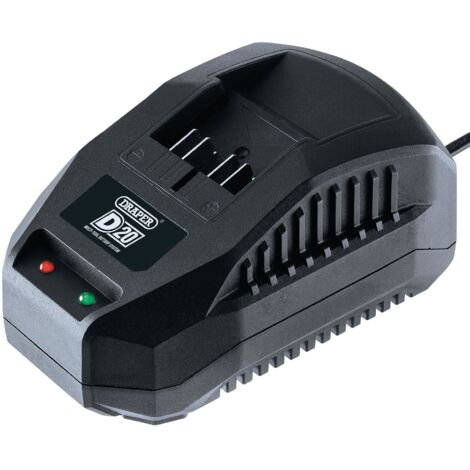 Draper D20 20V Lithium-Ion Battery Charger with 2.4A Output (Model 97914)