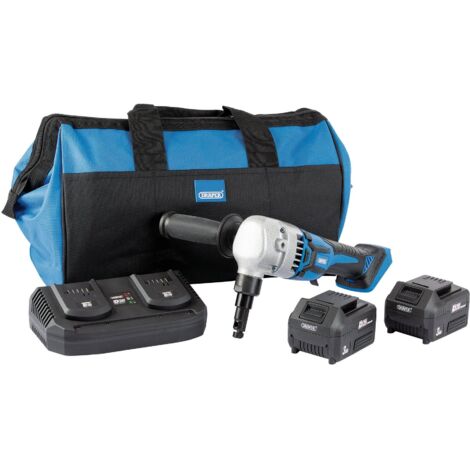 D20 20V Brushless Nibbler Kit (+2 x 3Ah Batteries, Twin Charger and Bag) (99736) (1/5)