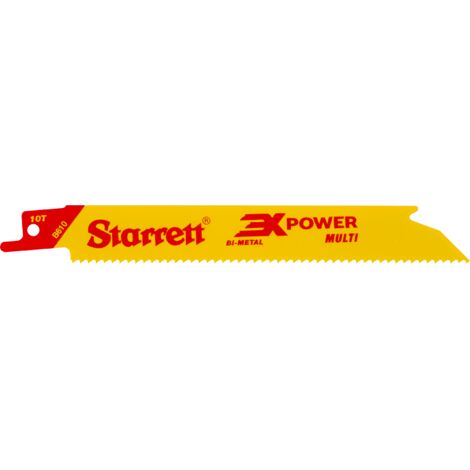 B6105-5 Bi-Metal Reciprocating Blade, Straight 152mm 10 TPI (Pack 5) - STRB6105