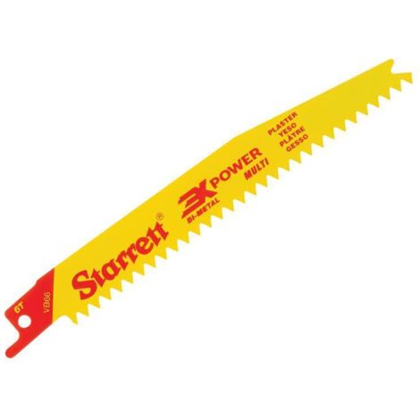 VB66-5 Bi-Metal Reciprocating Blade, Plasterboard 152mm 6V TPI (Pack 5) - STRVB665 (1/2)